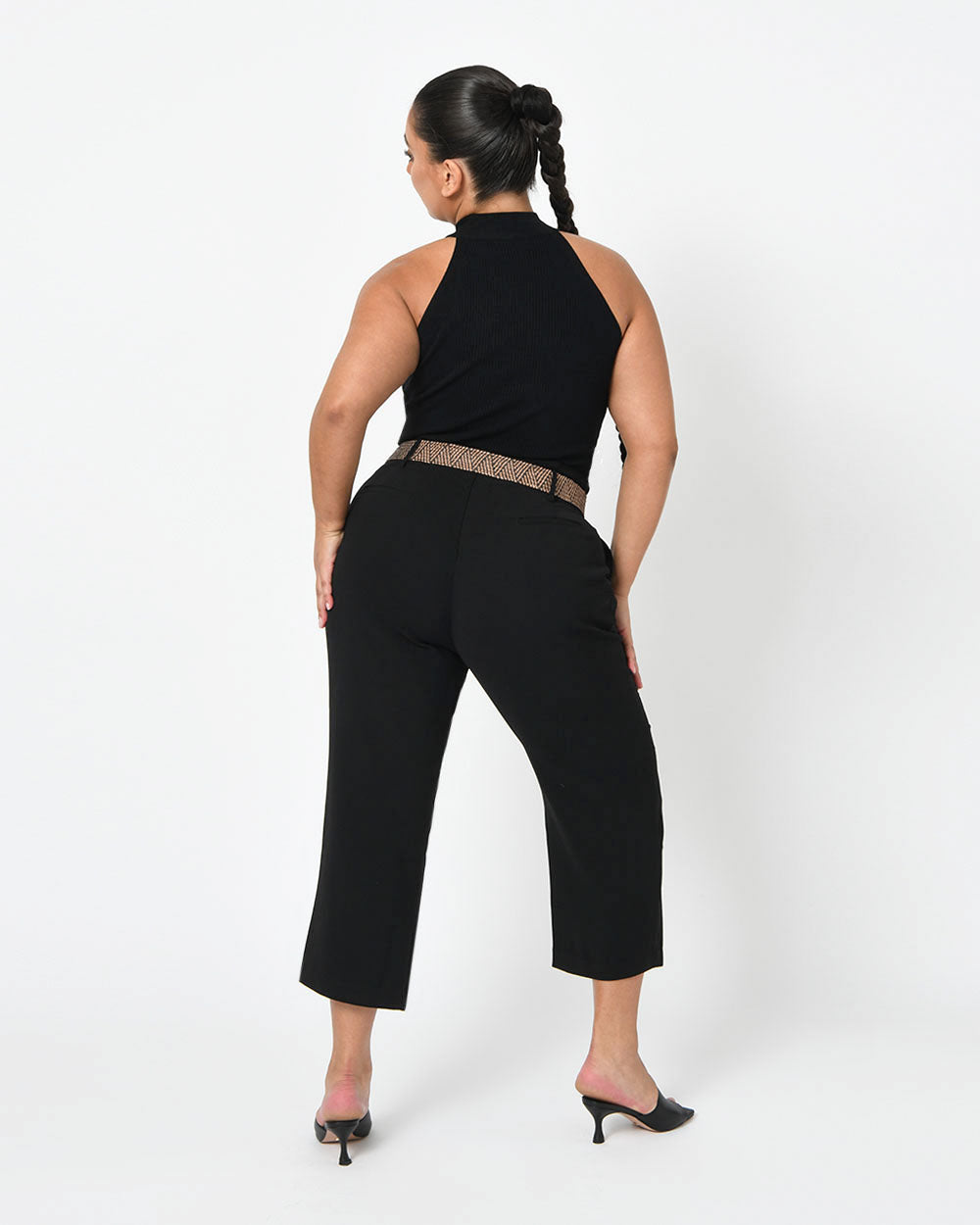 Mollie 2 Belted Cropped Pants