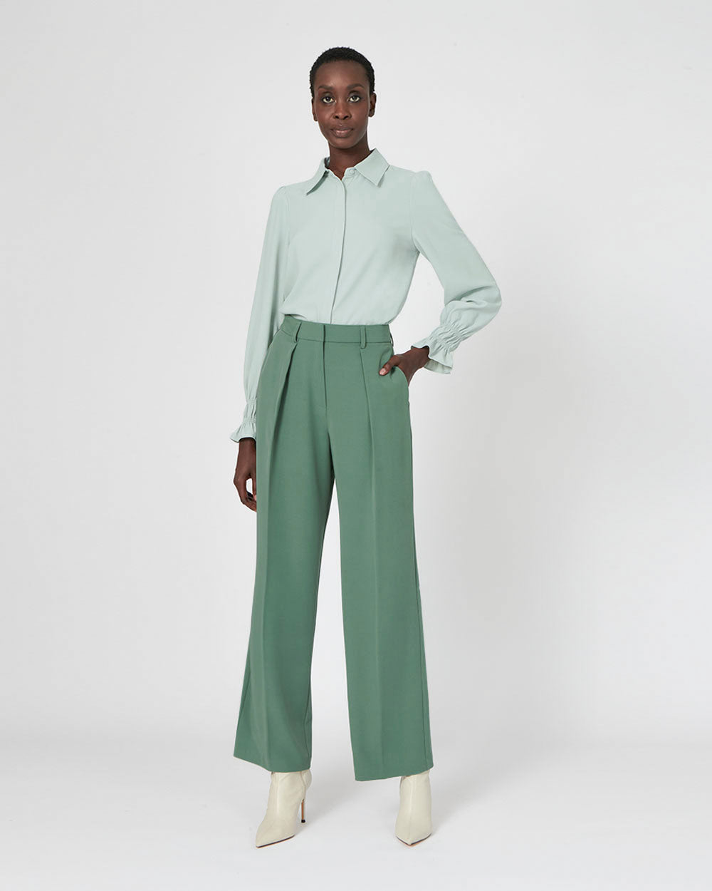 Rayleen High-Waisted Pants