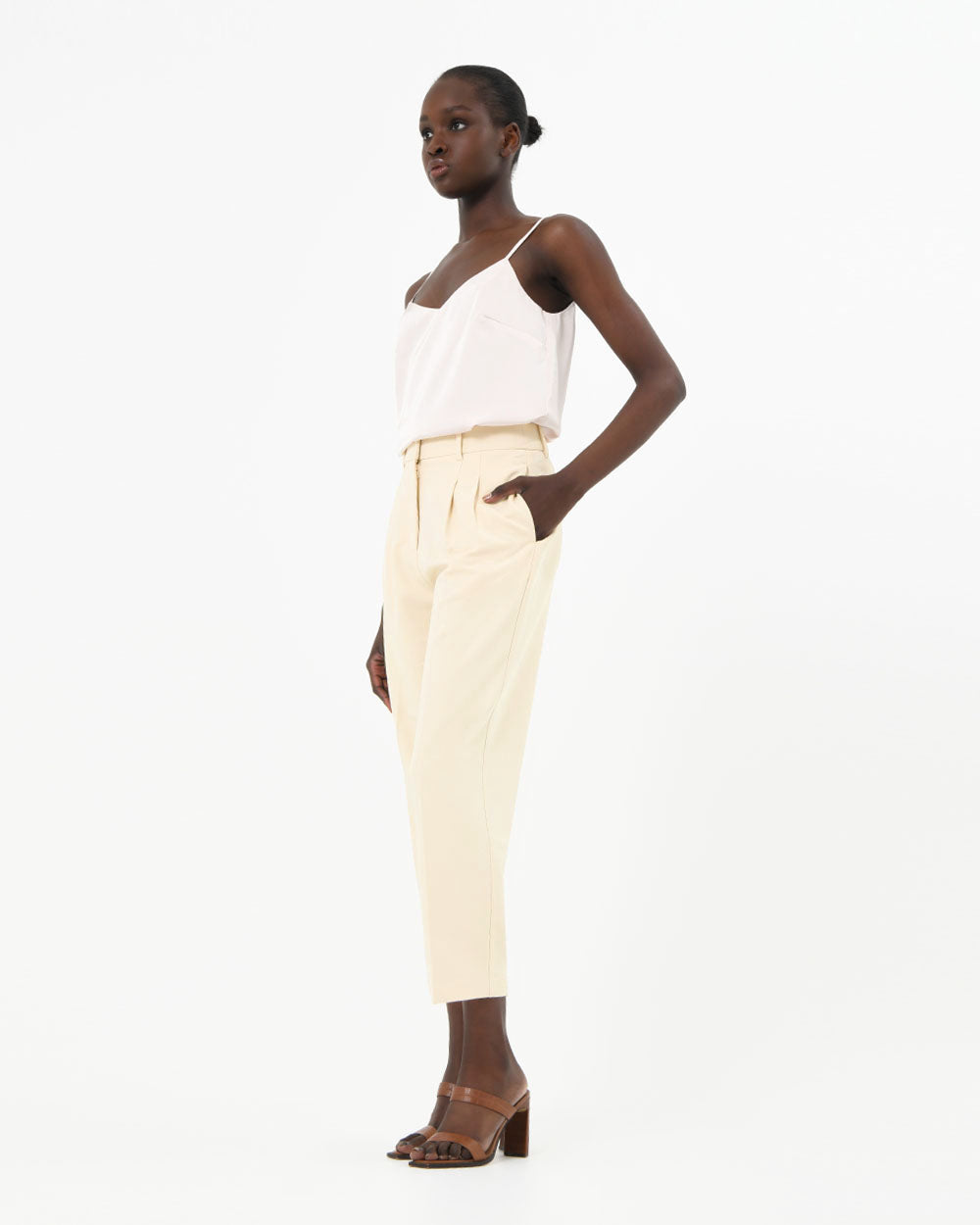 Krystal Pleat Front Pants