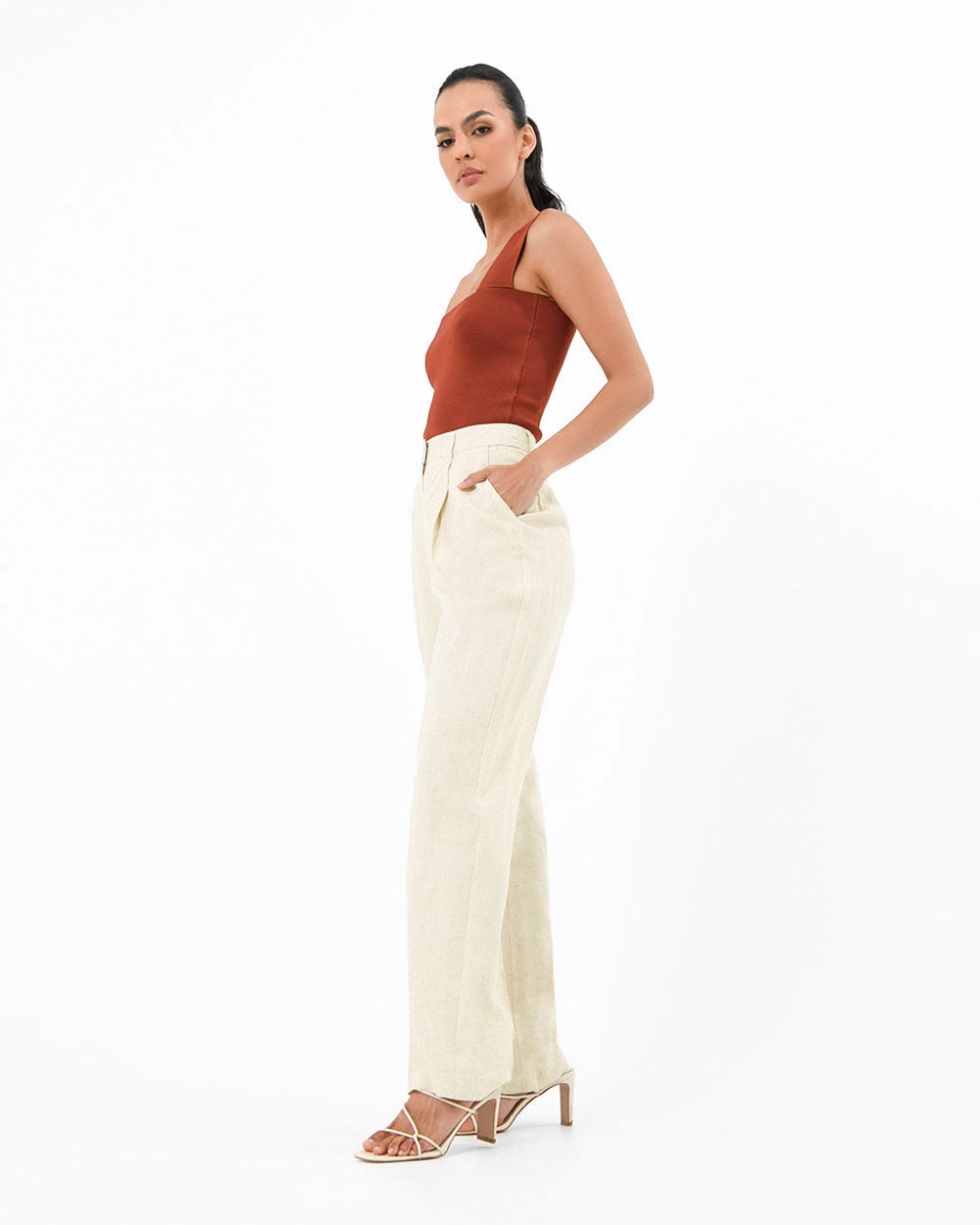 Lilit Linen Chambray Pant