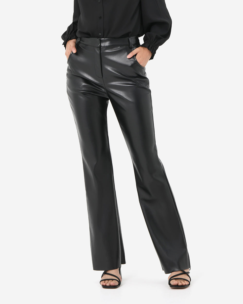 Racquel Faux Leather Pants