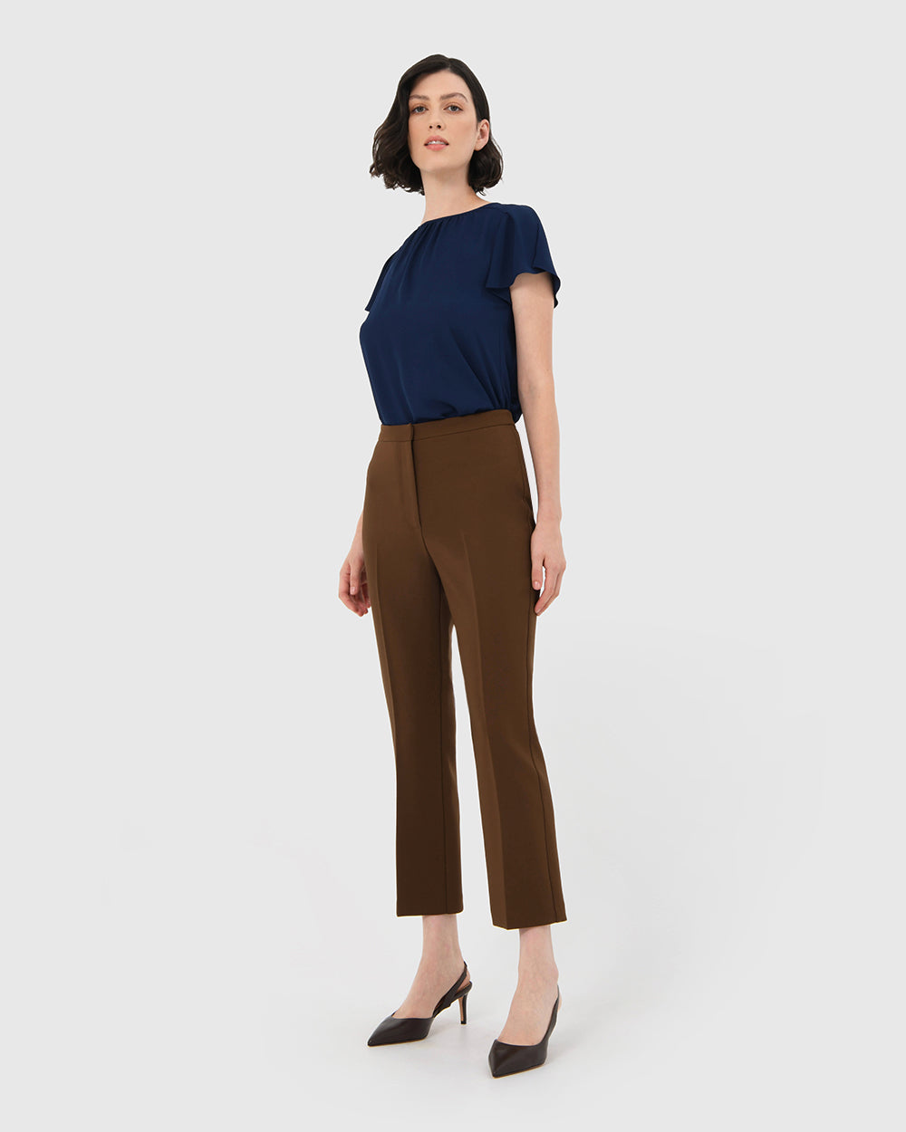 Noel Crop Flare Trousers