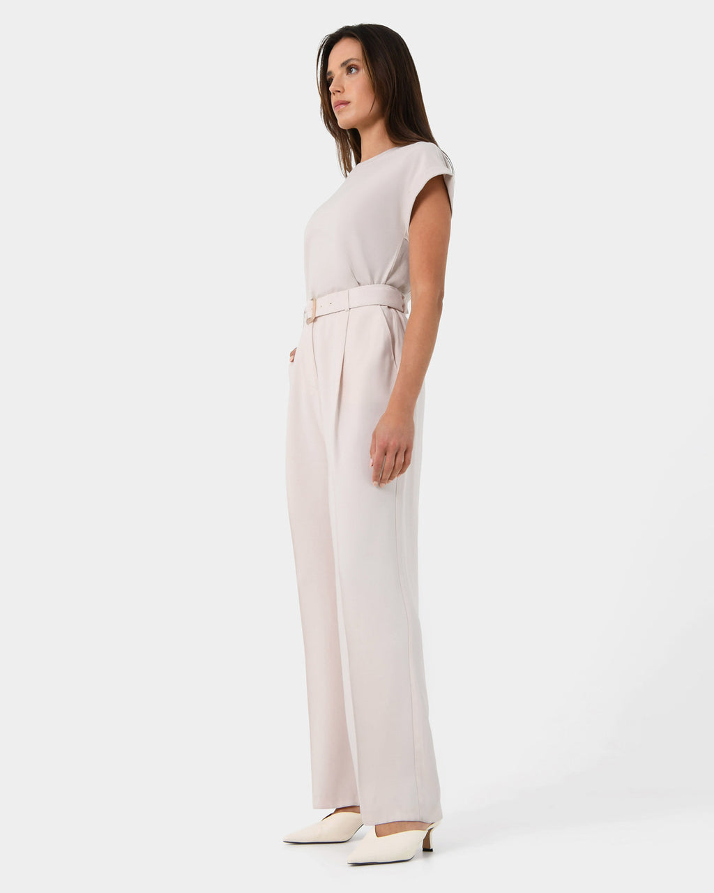 Anali Belted Wide Leg Trousers