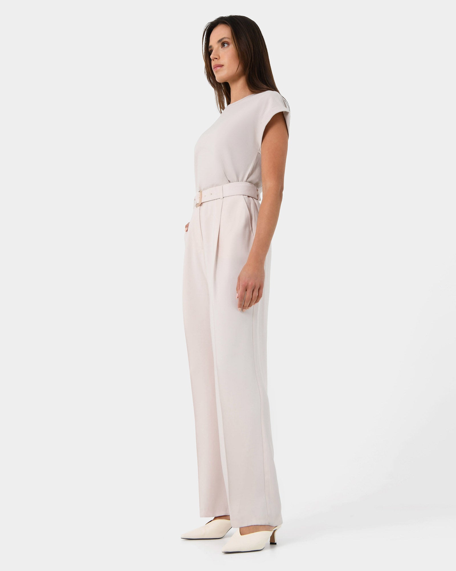 Anali Belted Wide Leg Trousers