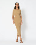 Alessia Rib-Knit Midi Skirt