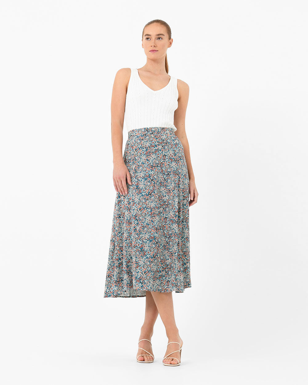 Cielo Printed Midi Skirt