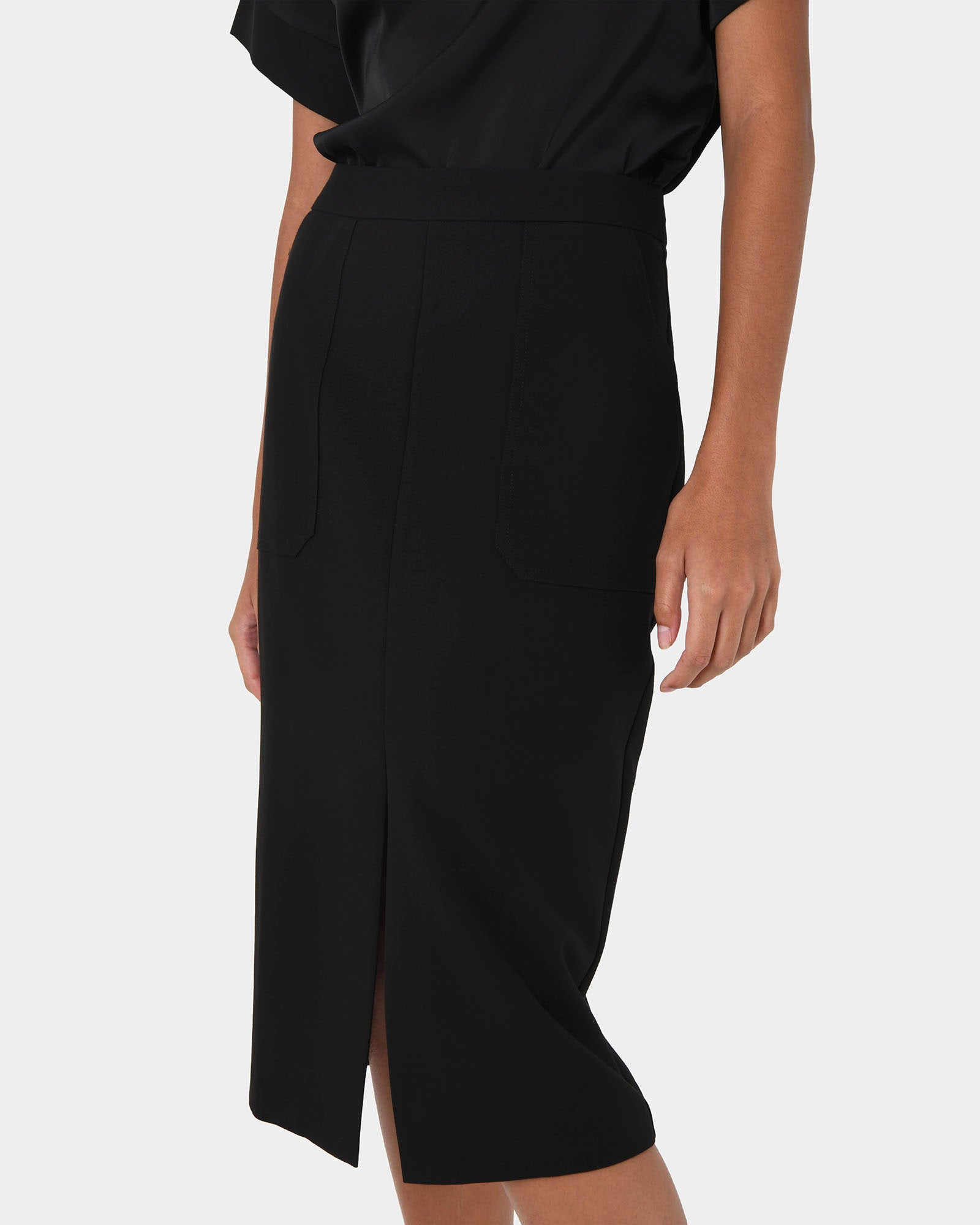 Orlanda Front Slit Skirt