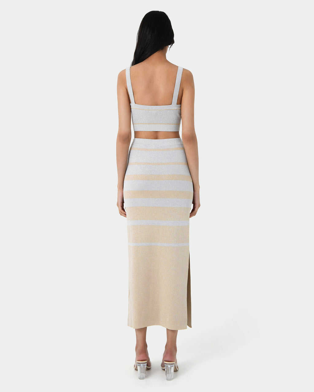Shay Lurex Knit Skirt