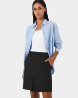 Venti Front Slit Skirt
