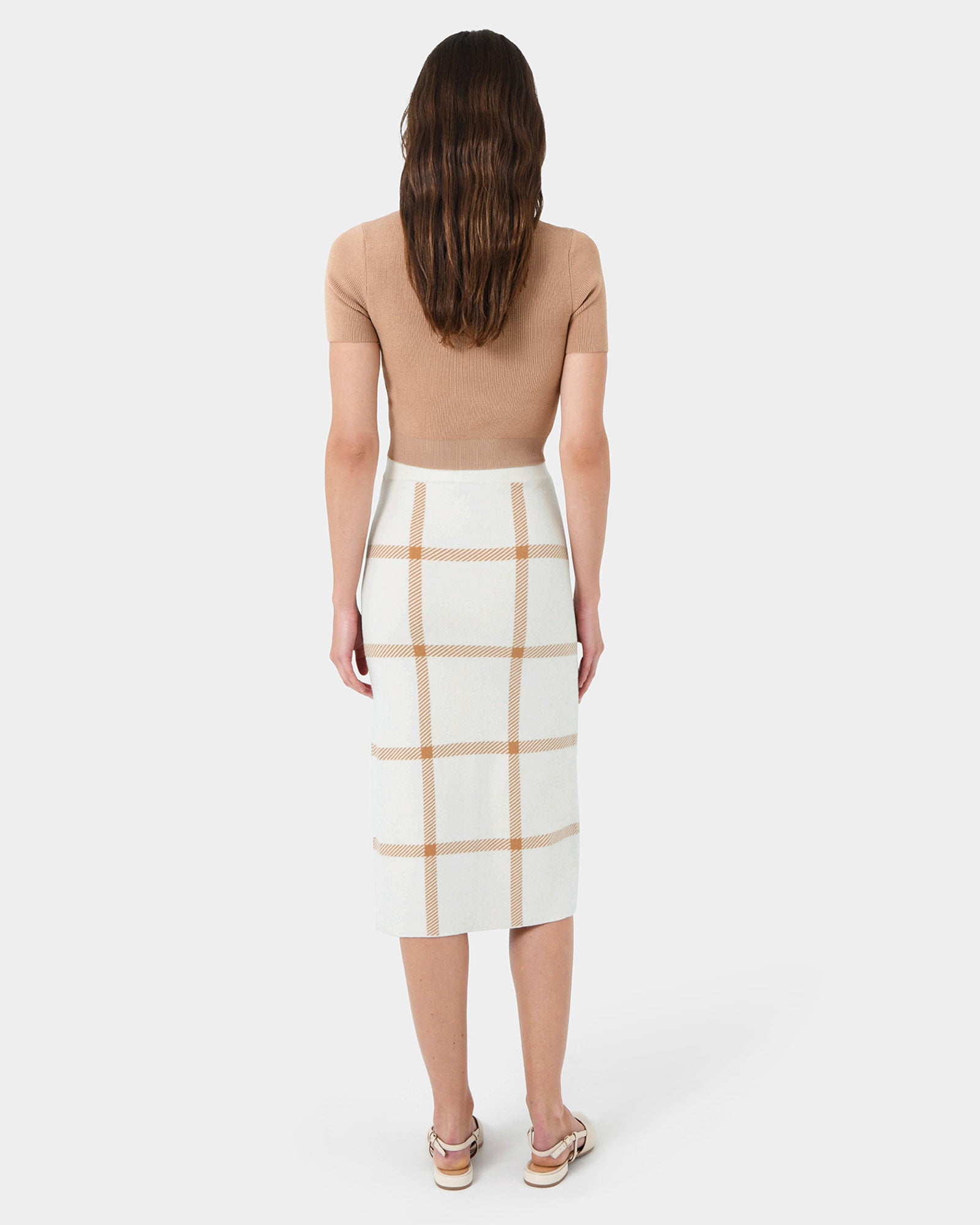 Evia Midi Knit Skirt