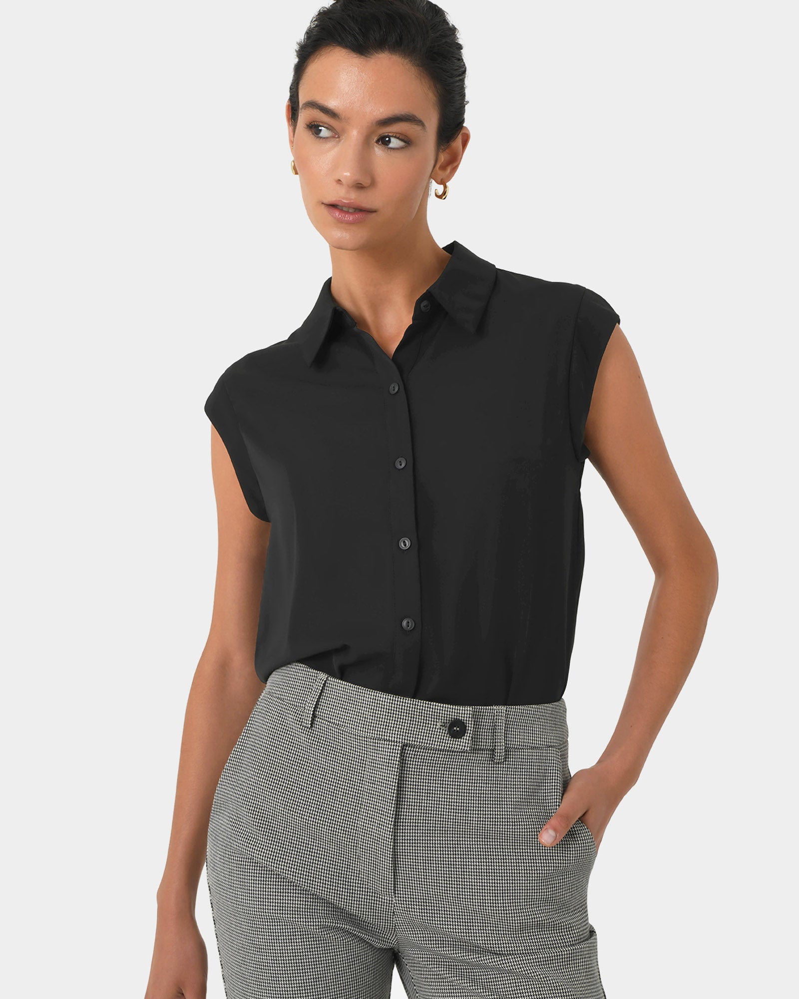 Katerina Cap Sleeve Shirt
