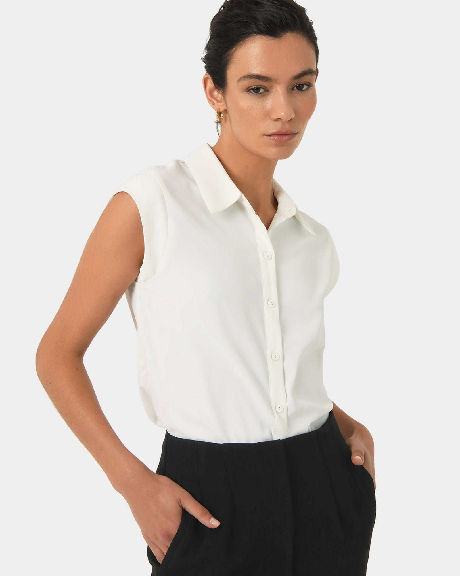 Katerina Cap Sleeve Shirt