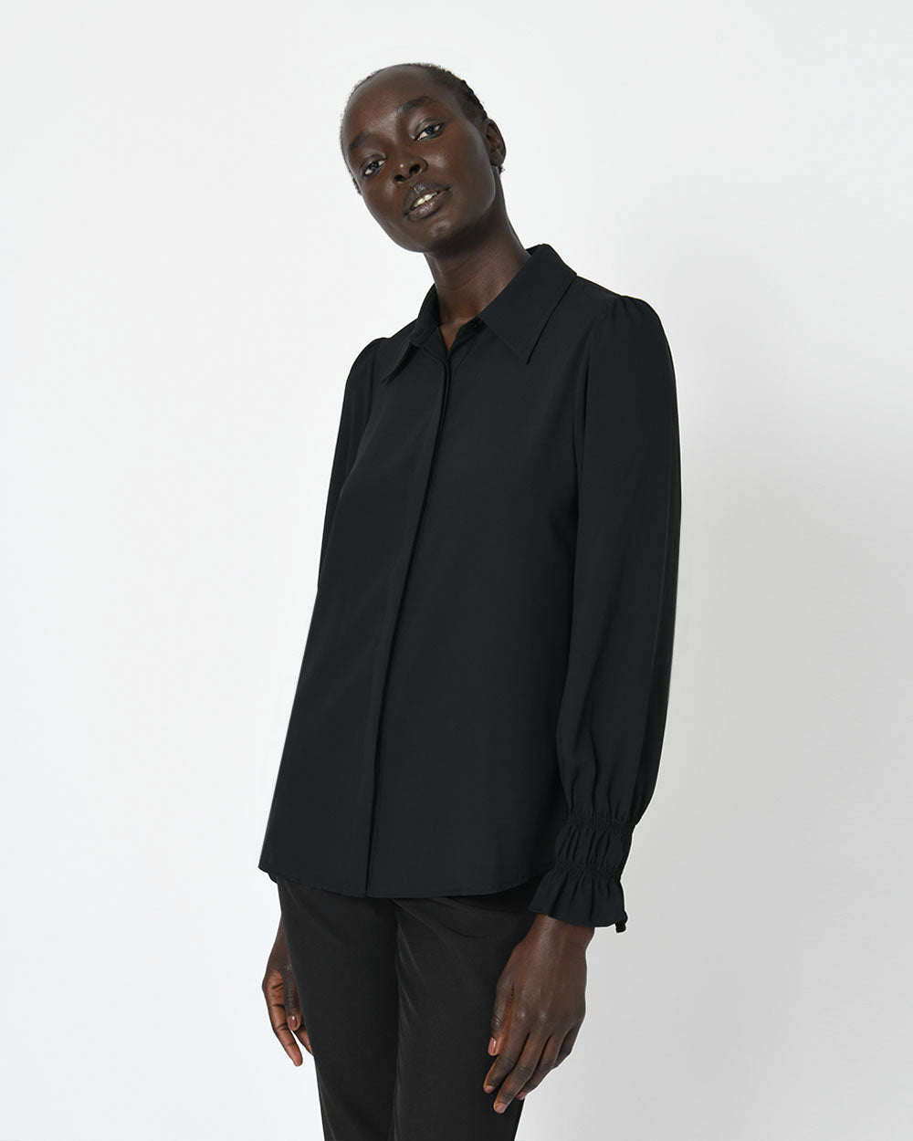 Jasmina Collared Blouse