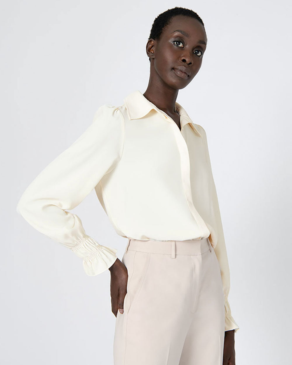 Jasmina Collared Blouse