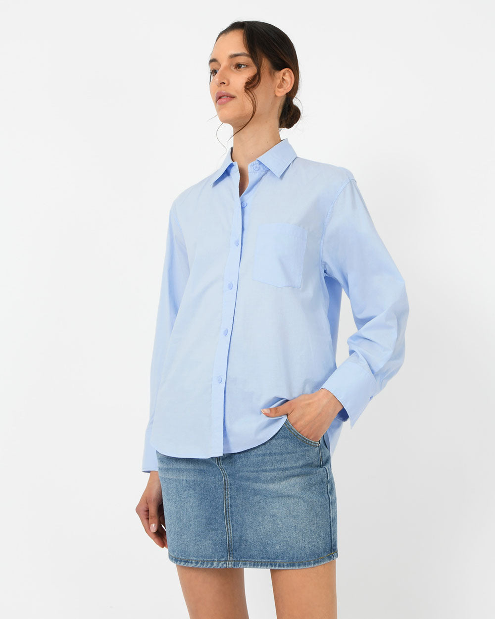 Dallas Oversized Cotton Blouse