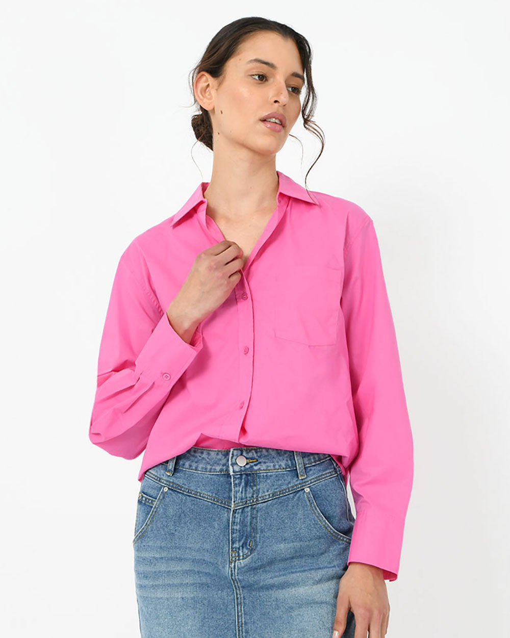 Dallas Oversized Cotton Blouse