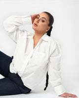 Dallas Oversized Cotton Blouse