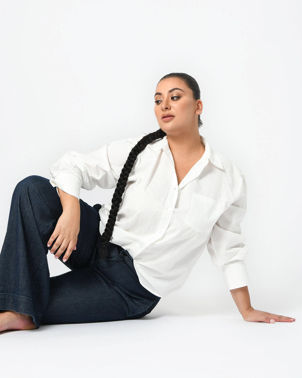 Dallas Oversized Cotton Blouse