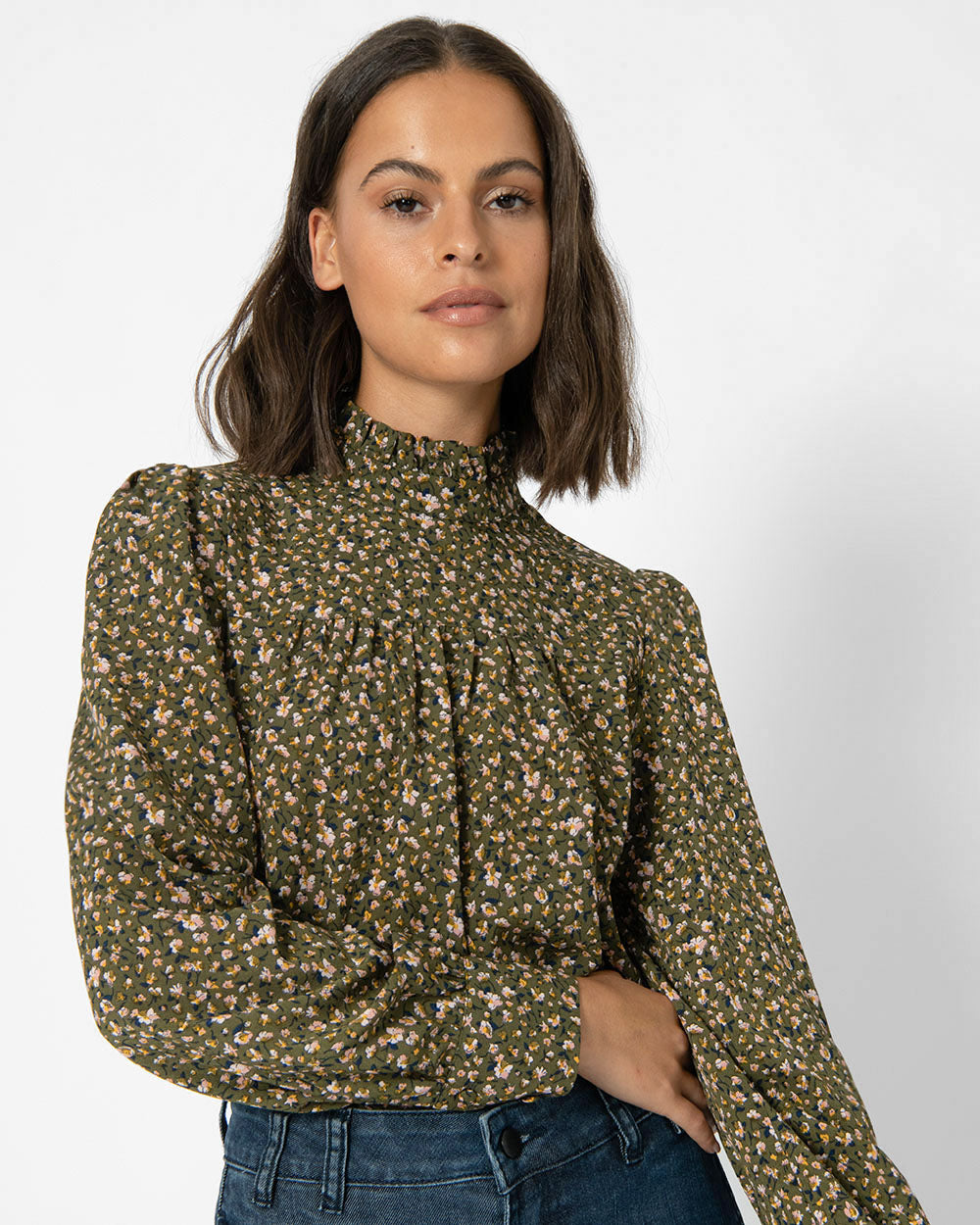 Rhianna Frilled Collar Blouse