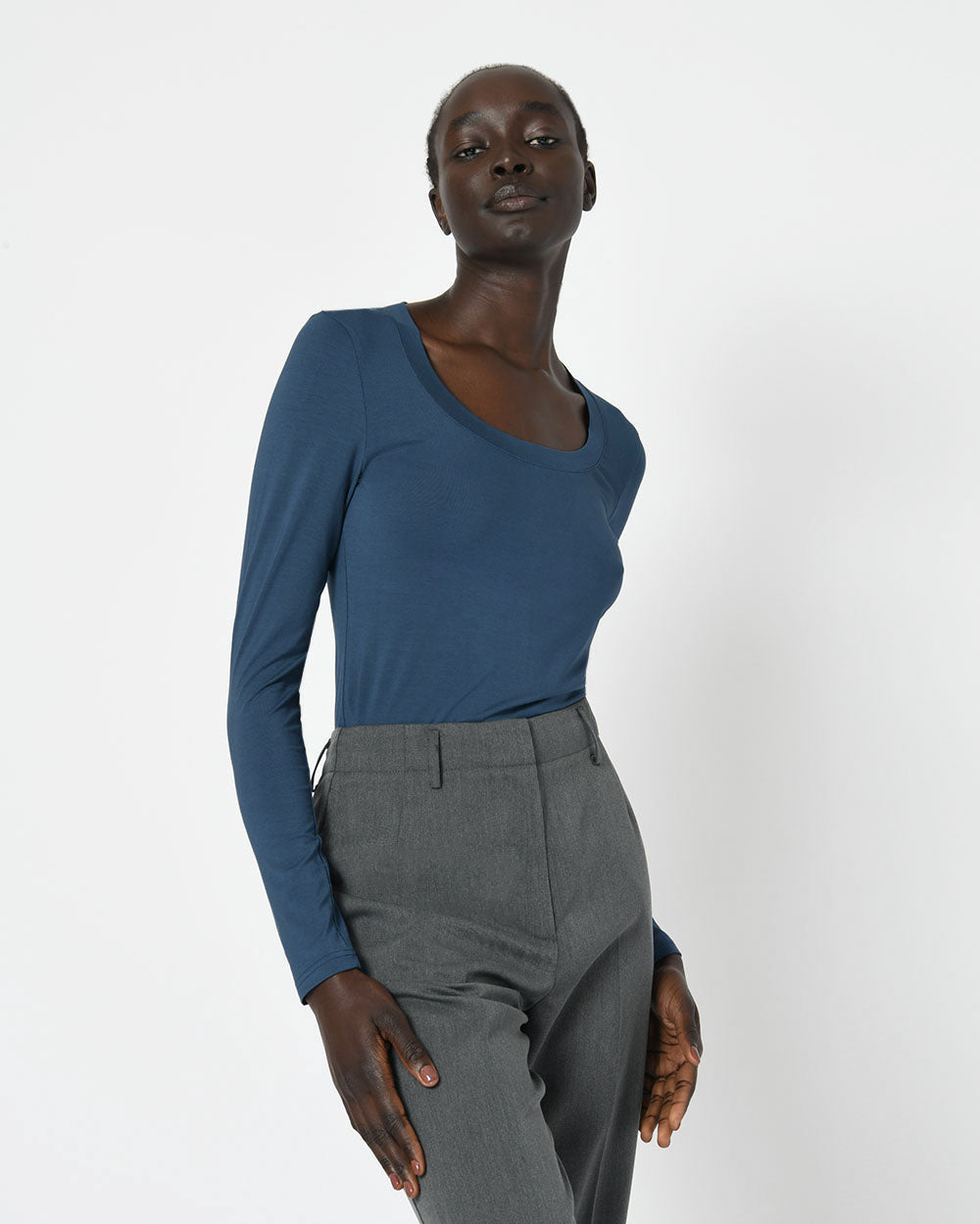 Zoey Scoop Neck Top