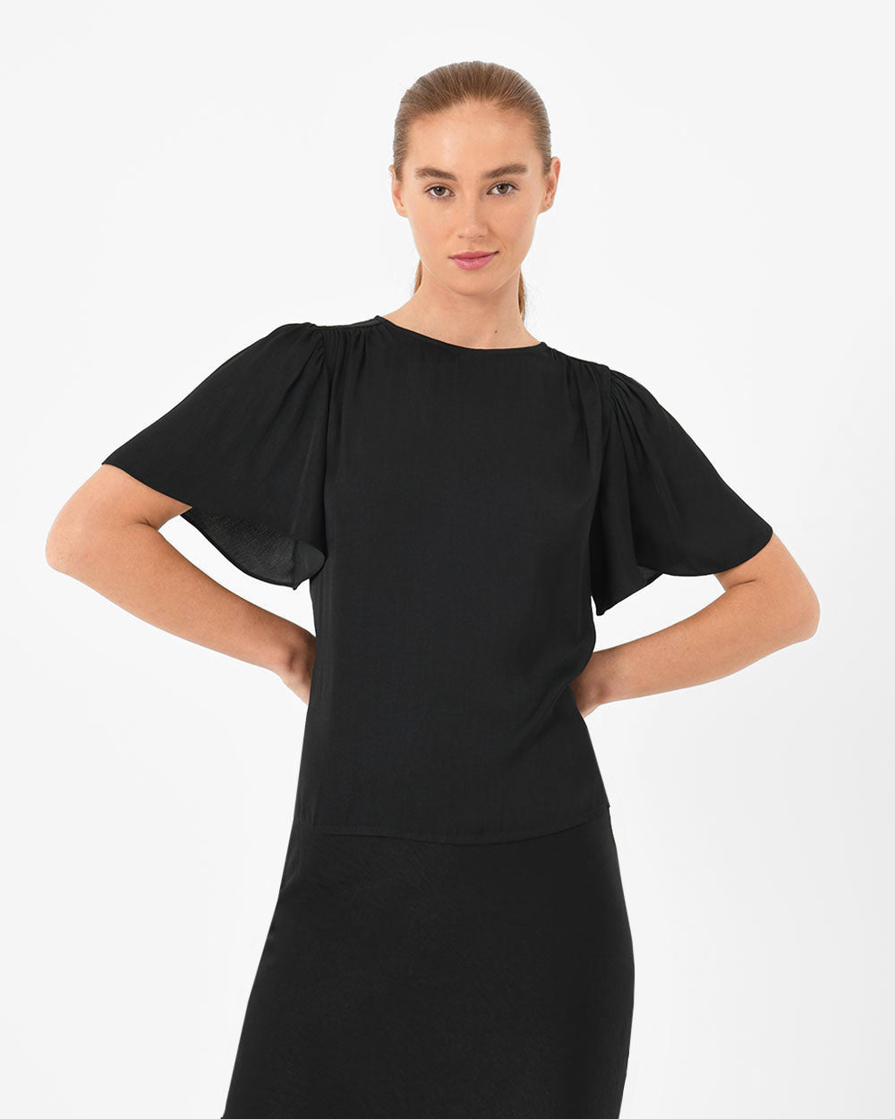 Lochiel Frill Sleeve Blouse