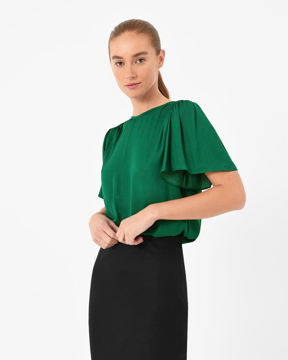 Lochiel Frill Sleeve Blouse