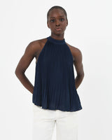 Cannes Pleated Halter Top