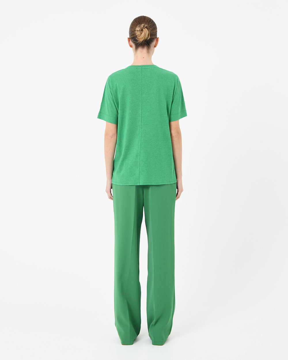 Brussels Linen V-Neck Tee