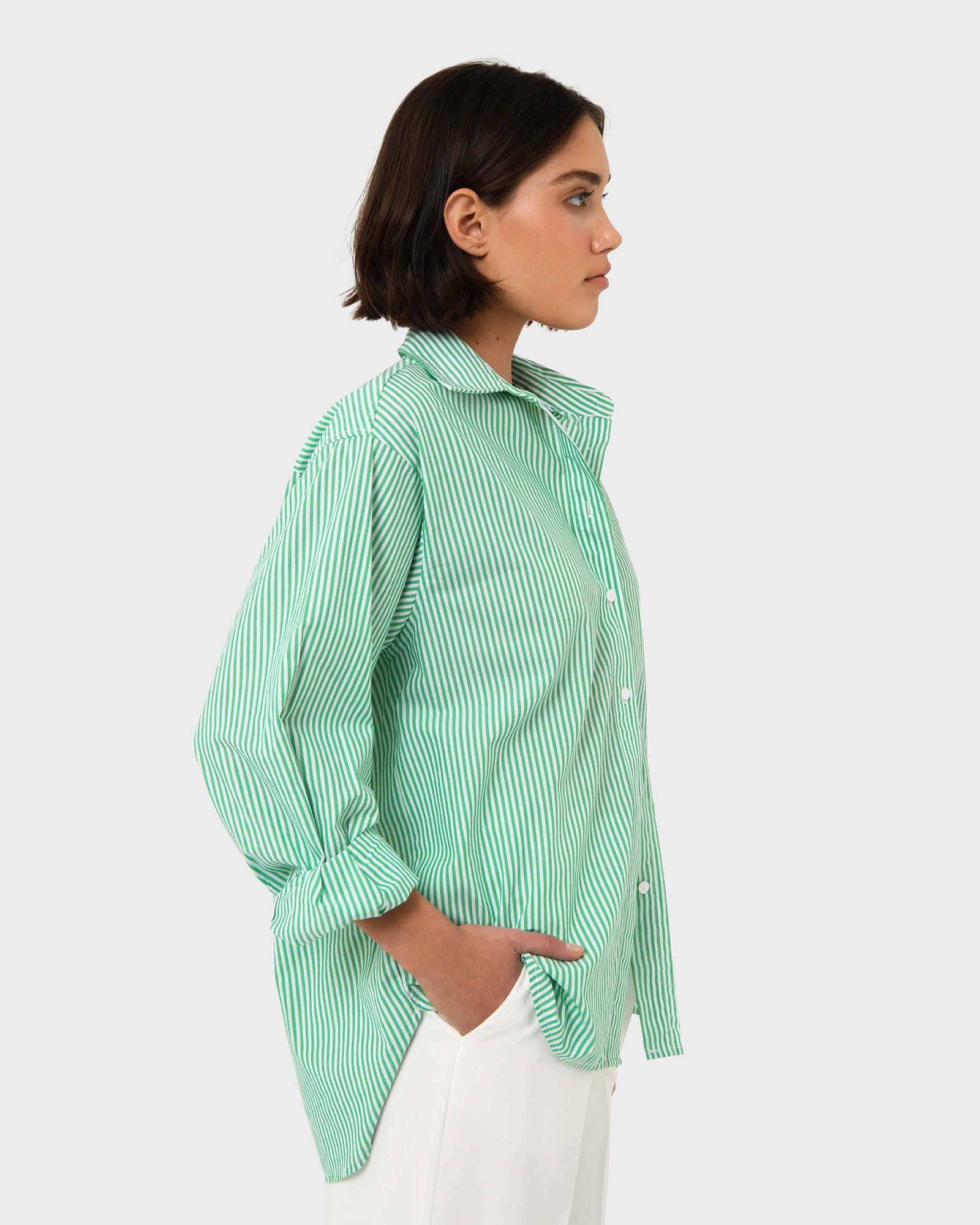 Manhattan Striped Cotton Shirt