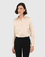 Leon Loose Fit Satin Blouse