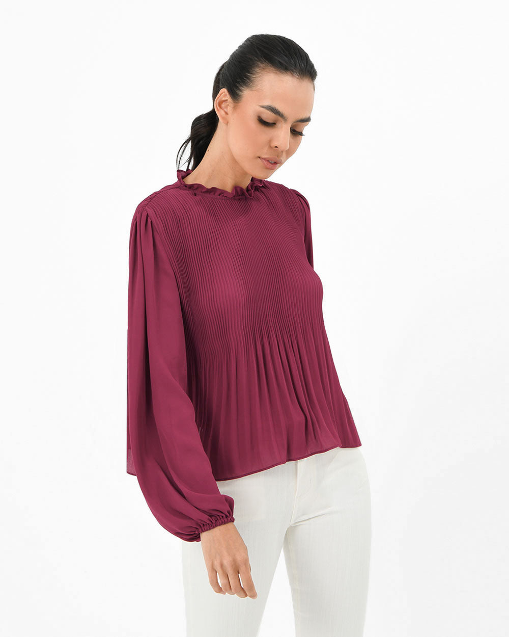 Ariella Pleated Blouse