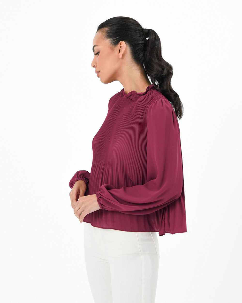 Ariella Pleated Blouse