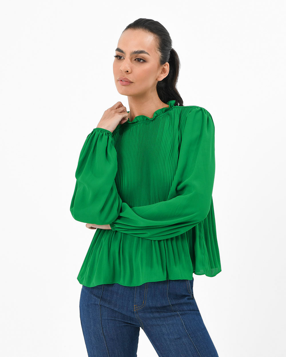 Ariella Pleated Blouse