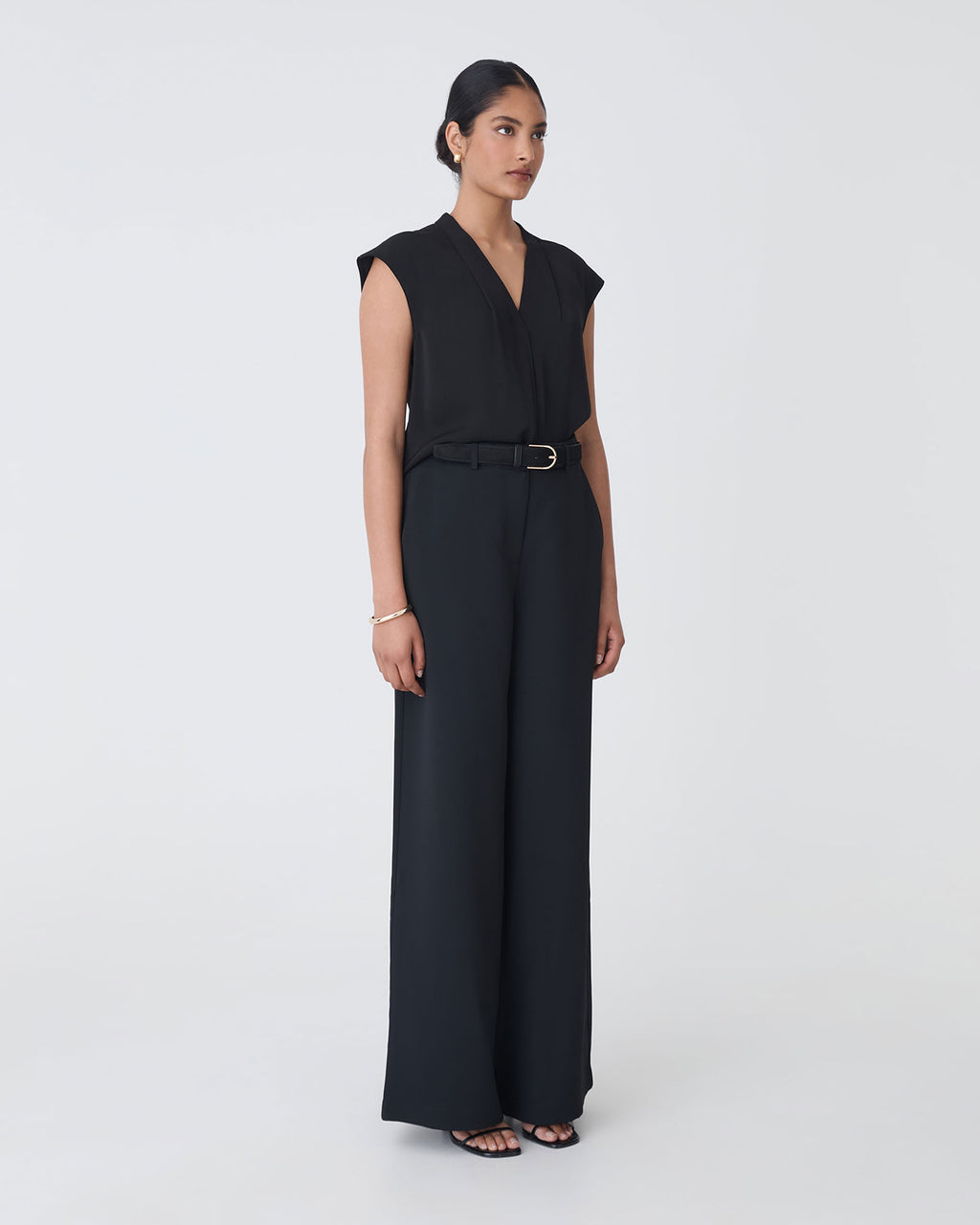 Adelaide V-Neck Cap Sleeve Top