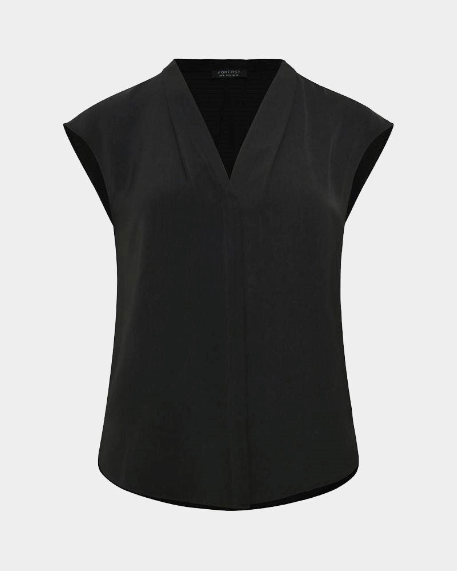 Adelaide V-Neck Cap Sleeve Top
