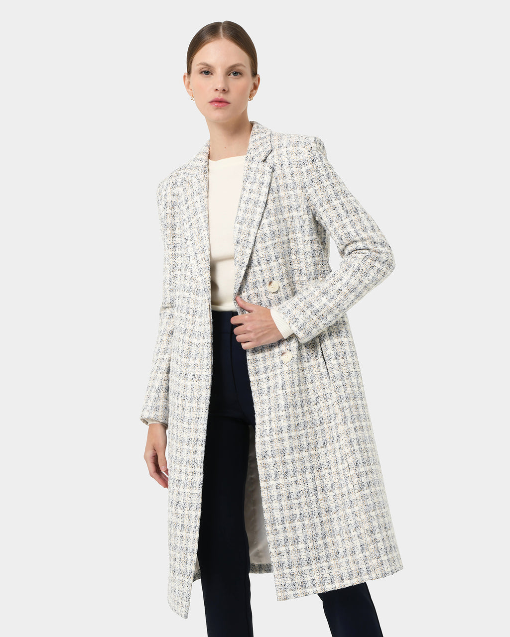 Amal Tweed Coat