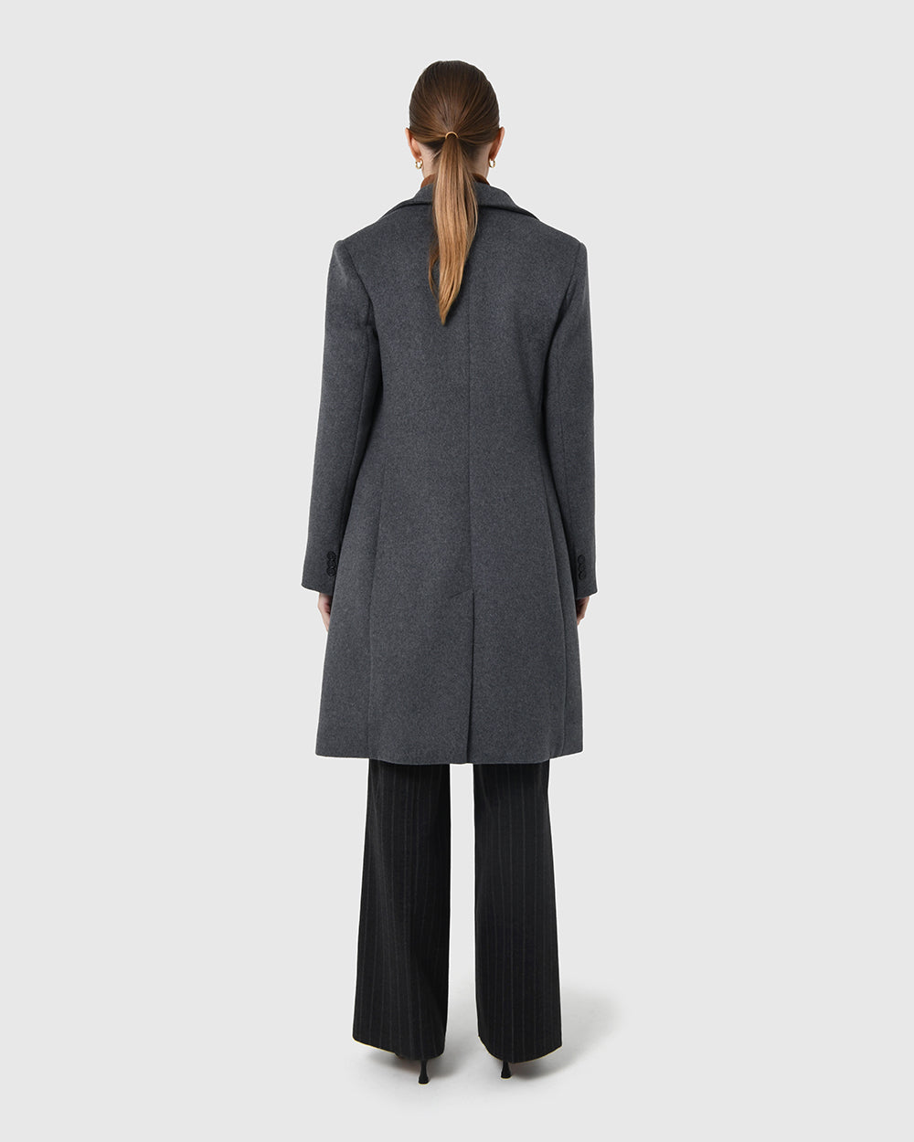 Sanvi Chesterfield Wool Coat