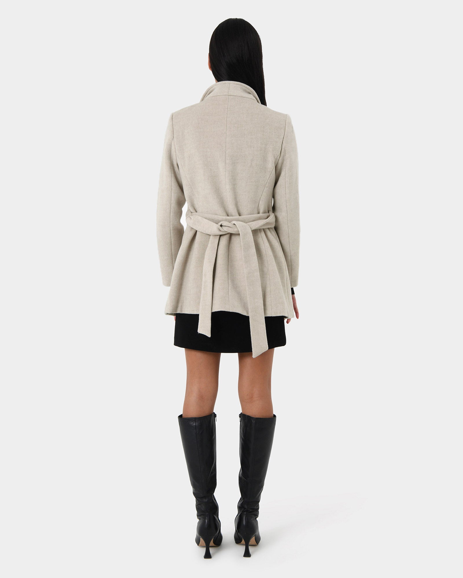Aileen Double Breast Wrap Coat