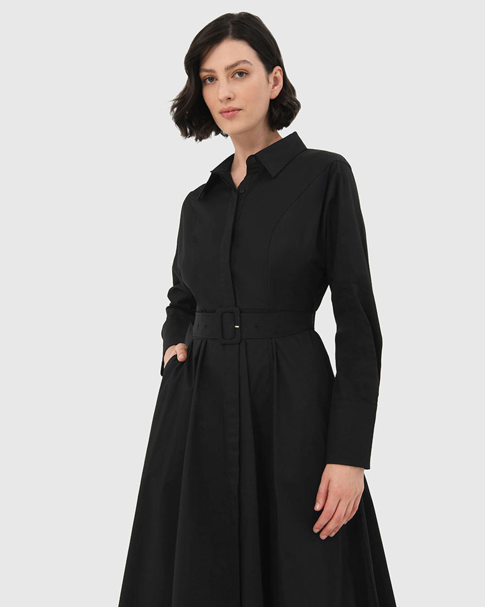 Mazie Cotton Shirt Dress