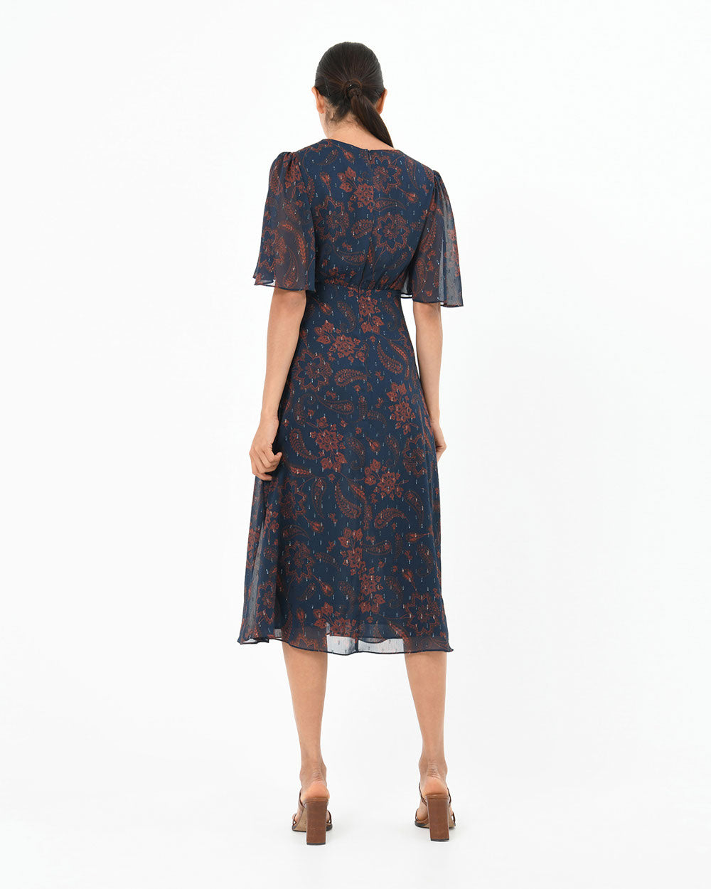 Karley Flutter Sleeve Dress