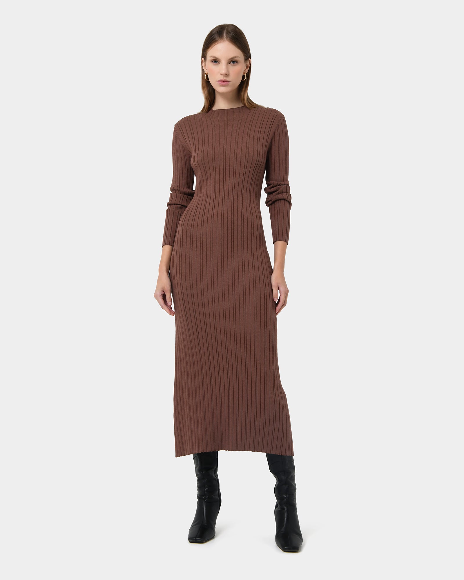 Diana Long Sleeve Knit Dress