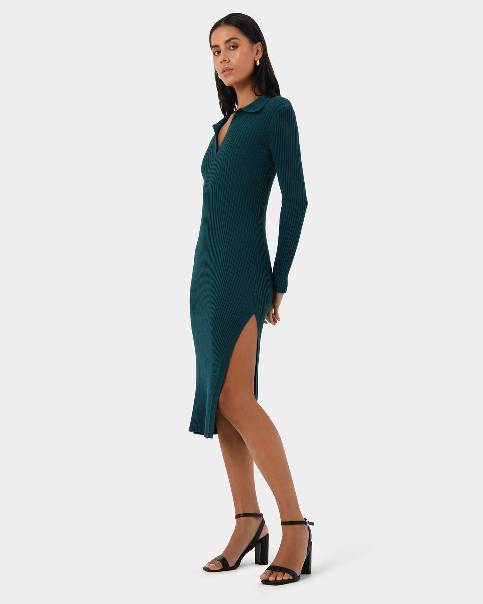 Elliot Collared Knit Dress