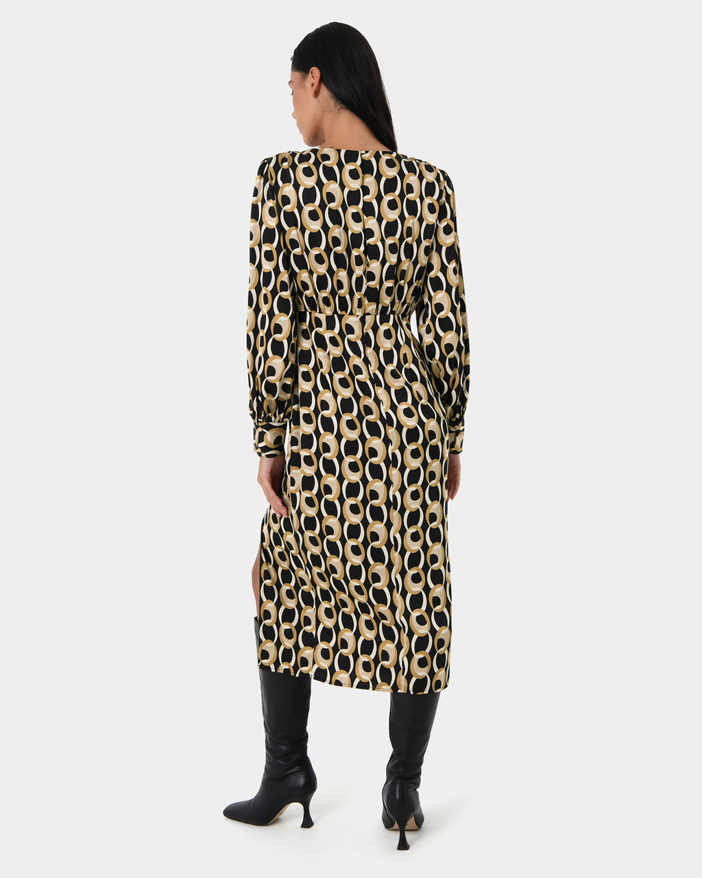 Nour Chain Print Dress
