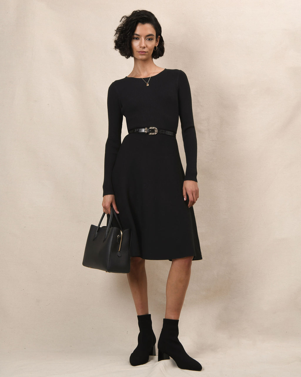 Boston A-Line Knit Dress