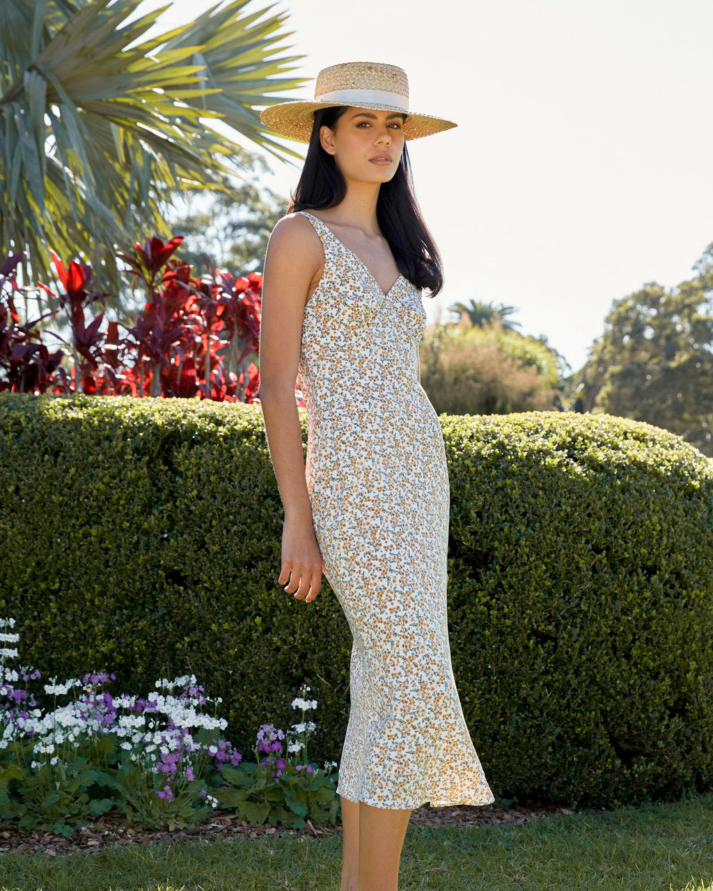 Roxanne Floral V-Neck Dress