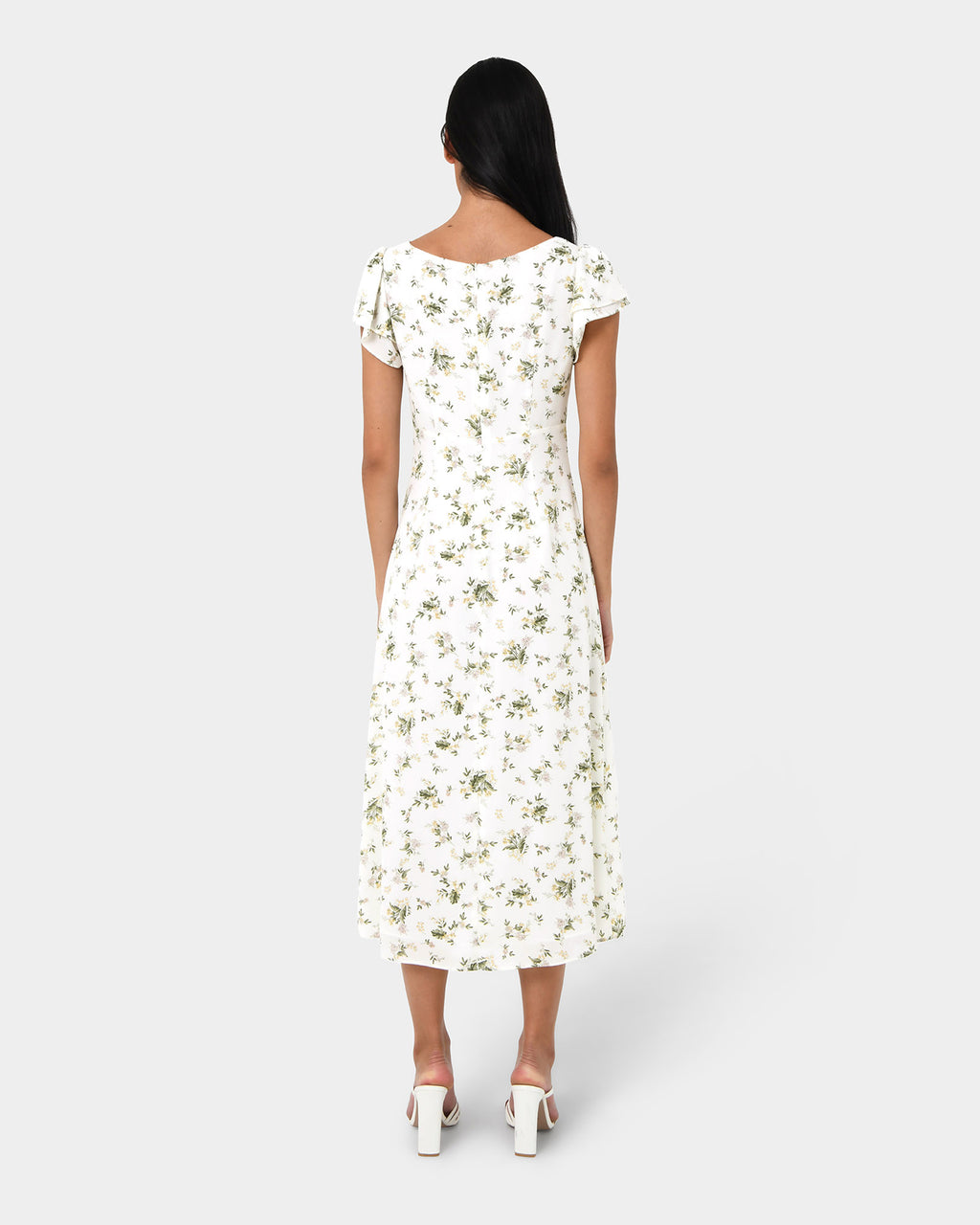 Katy Floral Midi Dress