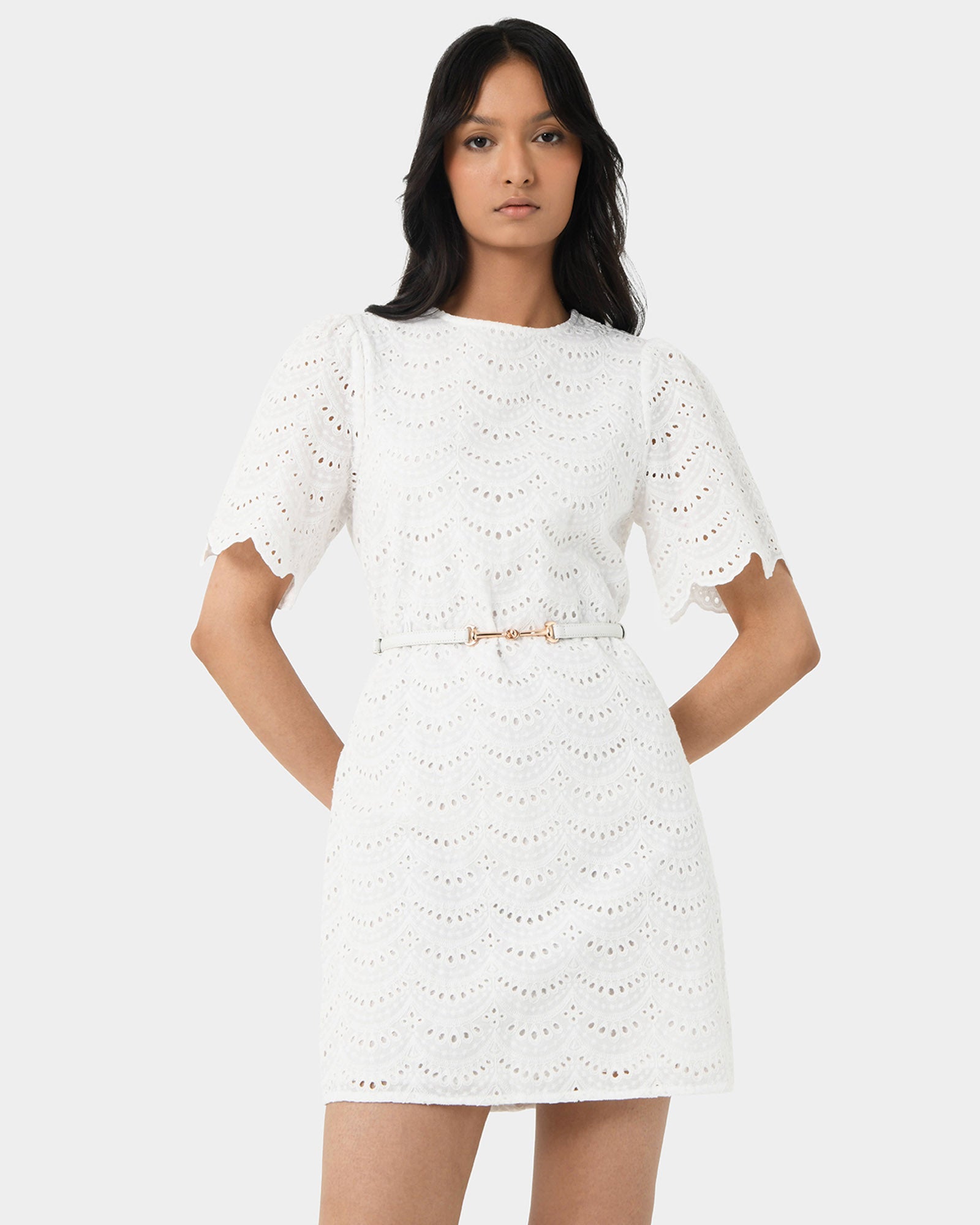Ileana Embroidered Dress