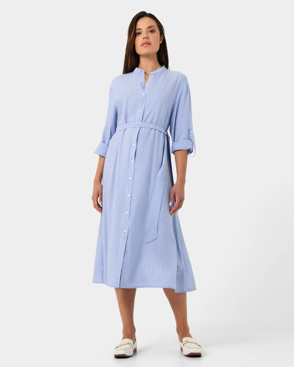 Lula Stripe Shirt Dress