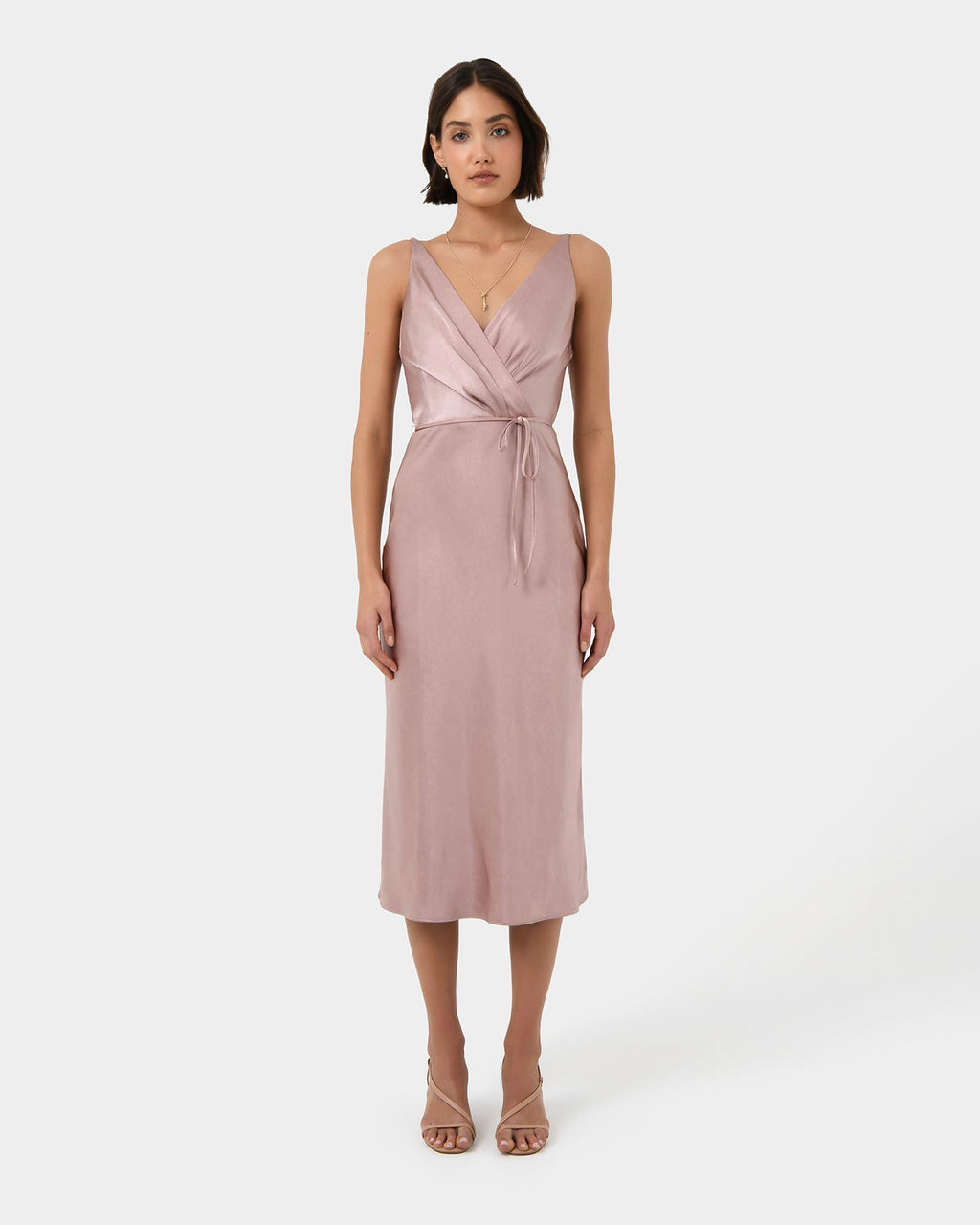 Cherish Tie-Waist Midi Dress