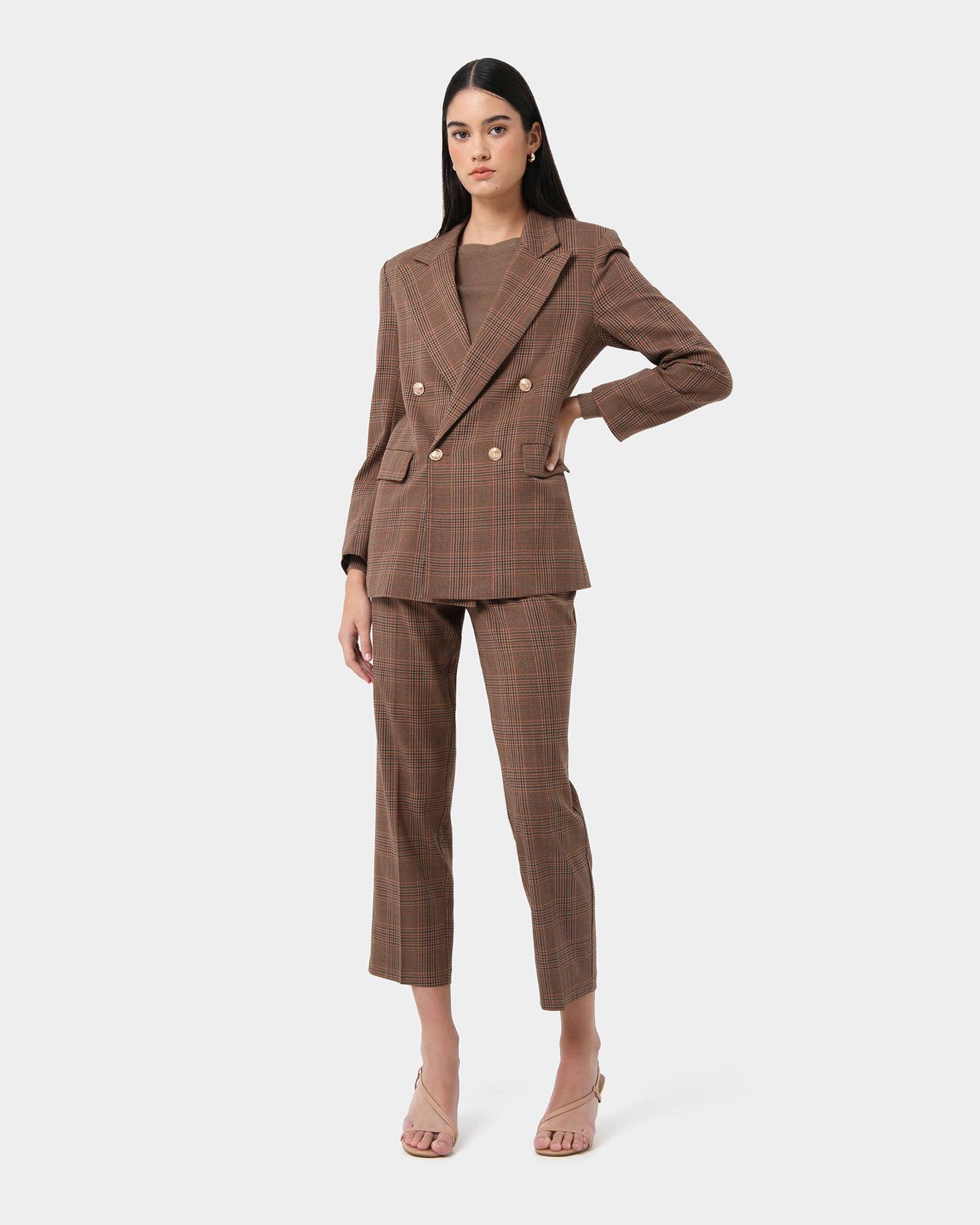 Harlowe Check Blazer